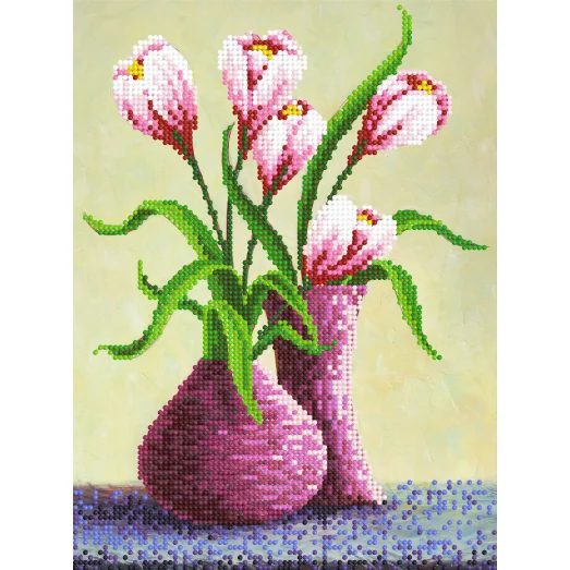 EF-001(А4) Цветы. Схема для вышивки бисером СвитАрт