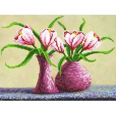 EF-002(А4) Цветы. Схема для вышивки бисером СвитАрт