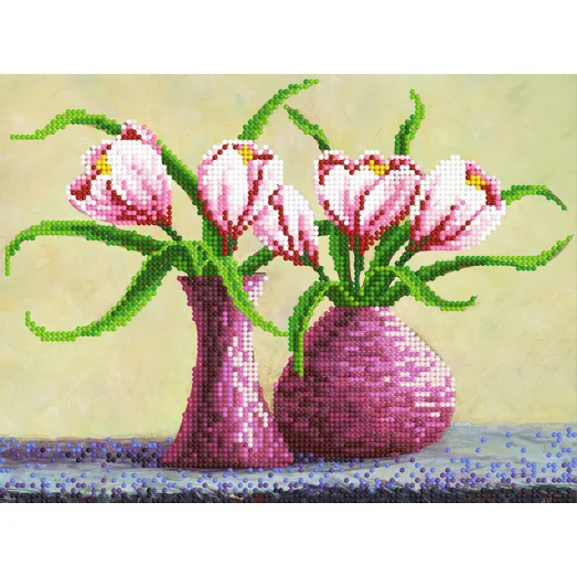 EF-002(А4) Цветы. Схема для вышивки бисером СвитАрт