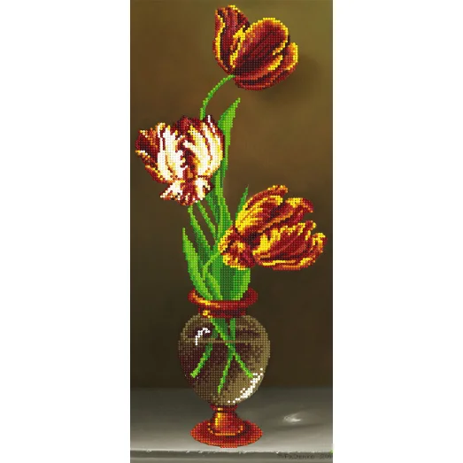 EF-021(17*39) Тюльпаны. Схема для вышивки бисером СвитАрт