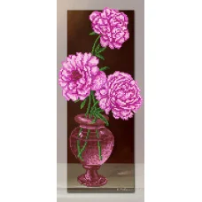 EF-031(17*39) Букет пионов. Схема для вышивки бисером СвитАрт