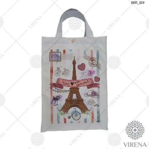 ЕКП_119 Пошитая Эко-сумка для вышивки бисером. ТМ Virena