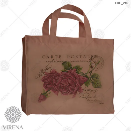 ЕКП_216 Пошитая Эко-сумка для вышивки бисером. ТМ Virena