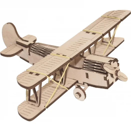 F-045 Самолет. Набор с фанерной заготовкой ТМ Чаривна Мить