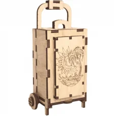 F-057 Копилка-чемодан. Набор с фанерной заготовкой ТМ Чаривна Мить