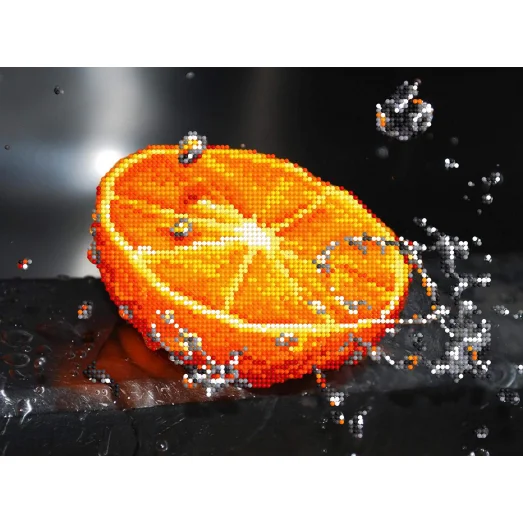 F-369 (А4) Апельсин. Схема для вышивки бисером СвитАрт