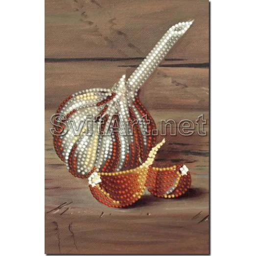 SI-173a(А5) Чеснок. Схема для вышивки бисером СвитАрт