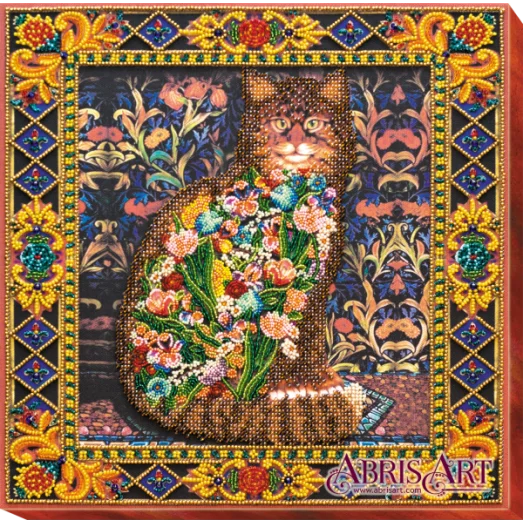 АВ-544 Сказка про кота. Набор для вышивки бисером ТМ Абрис Арт