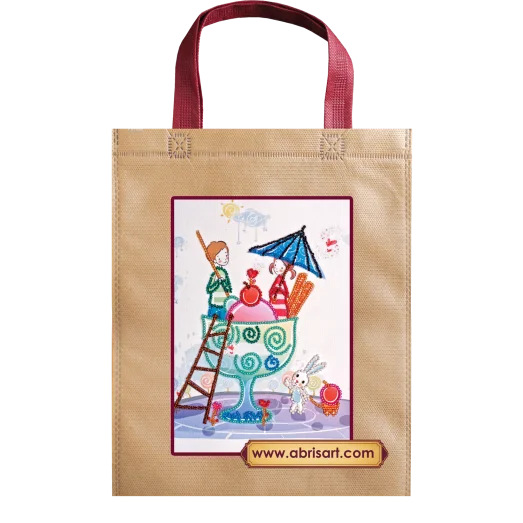 АСА-007 Эскимо любви. Набор-сумка с вышивкой бисером. Абрис Арт