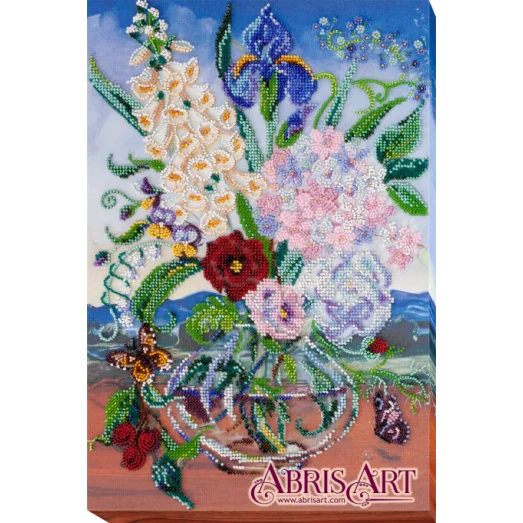 АВ-653 Нежное свиданье. Набор для вышивки бисером Абрис Арт
