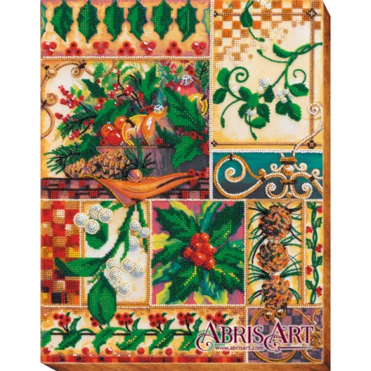 АВ-564 Набор для вышивки бисером на холсте Кладовая зимы. Абрис Арт