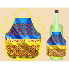 ФБ-017 Фартук на бутылку для вышивки. ТМ Маричка
