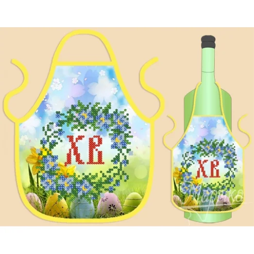ФБ-020 Фартук на бутылку для вышивки. ТМ Маричка