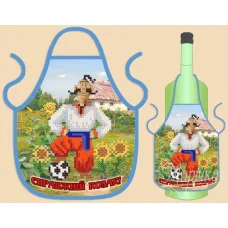 ФБ-037 Фартук на бутылку для вышивки. ТМ Маричка