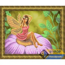 ФР-ФБч3-005-1 Фея на цветке. Схема для вышивки бисером ТМ Фурор