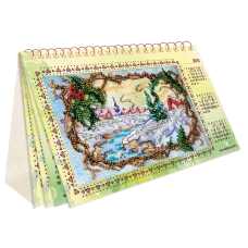 АКМ-002 Календарь. Сезоны радости. Набор для вышивки бисером Абрис Арт