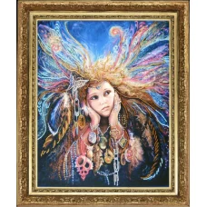 БФ-459 Фея птиц (по картине Дж. Уолл). Набор для вышивки бисером Батерфляй