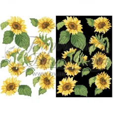 ФЛ-007 Водорастворимый флизелин. Барвиста Вишиванка