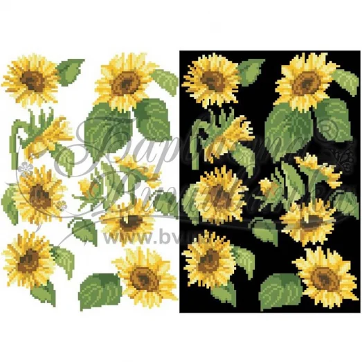 ФЛ-008 Водорастворимый флизелин. Барвиста Вишиванка