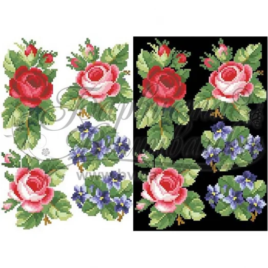 ФЛ-009 Водорастворимый флизелин. Барвиста Вишиванка