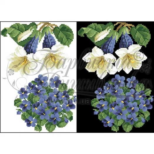 ФЛ-042 Водорастворимый флизелин. Барвиста Вишиванка