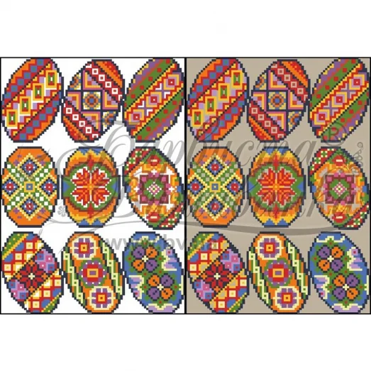 ФЛ-121 Водорастворимый флизелин. Барвиста Вишиванка