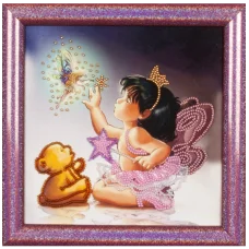 FLB-009 Набор для вышивки с рамкой Волшебная Страна