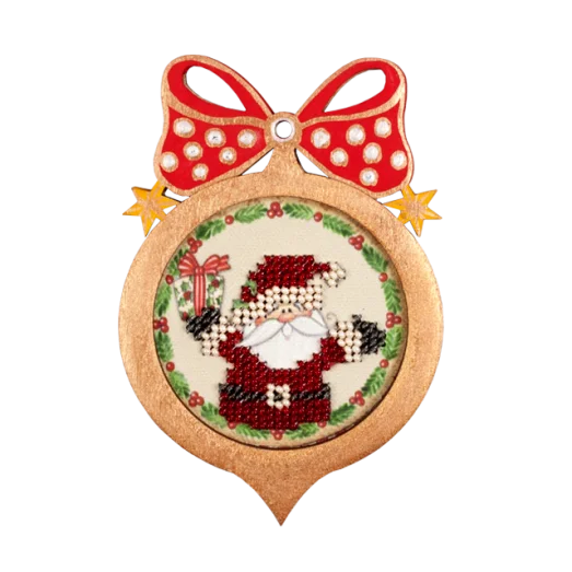 FLE-005 Елочная игрушка для вышивания бисером 