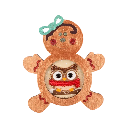 FLE-027 Елочная игрушка для вышивания бисером 