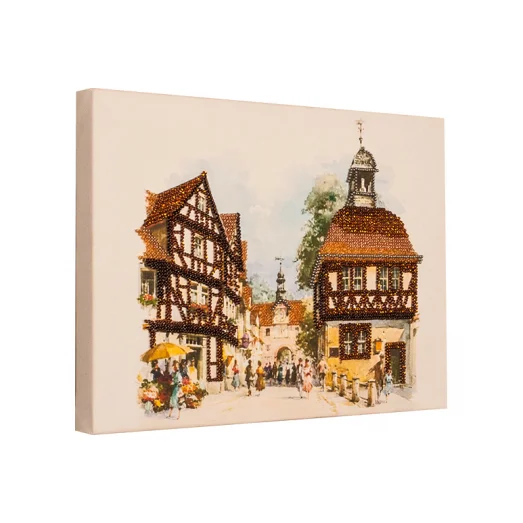 FLF-010 Волшебный Нюрнберг. Набор на холсте для вышивки бисером Волшебная Страна