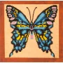 FLF-017 Бабочка-2. Набор на холсте для вышивки бисером Волшебная Страна