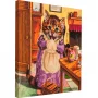FLF-048 Кошка поварюшка. Набор на холсте для вышивки бисером Волшебная Страна