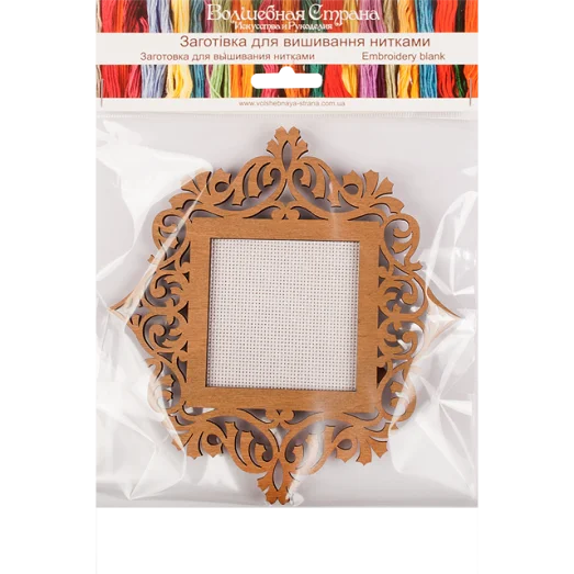 FLH-012 Канва для вышивания нитками в рамке Волшебная страна