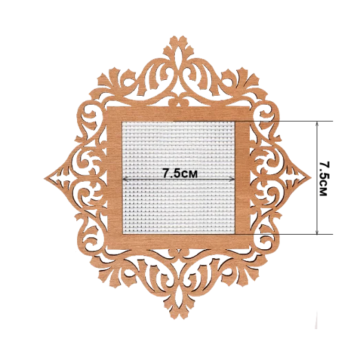 FLH-012 Канва для вышивания нитками в рамке Волшебная страна