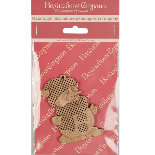 FLK-002 Набор для вышивания бисером по дереву Волшебная страна