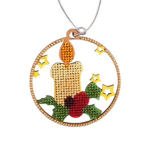 FLK-005 Набор для вышивания бисером по дереву Волшебная страна