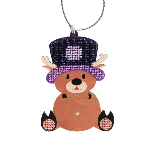 FLK-007 Набор для вышивания бисером по дереву Волшебная страна