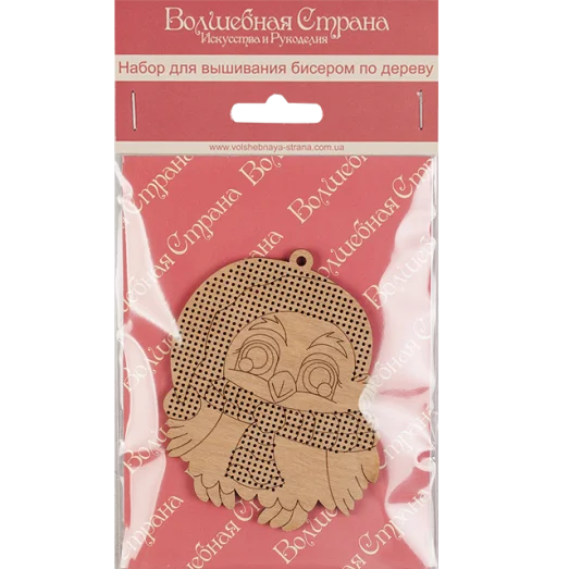 FLK-009 Набор для вышивания бисером по дереву Волшебная страна
