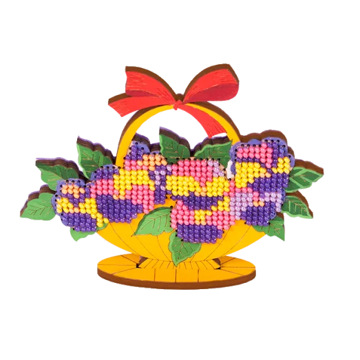 FLK-012 Набор для вышивания бисером по дереву Волшебная страна