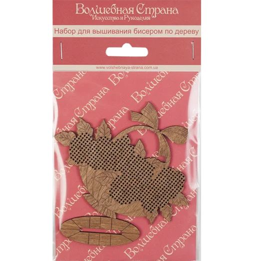 FLK-012 Набор для вышивания бисером по дереву Волшебная страна