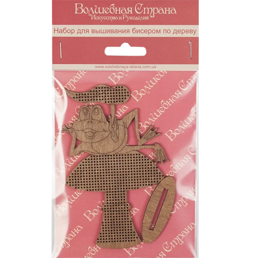 FLK-019 Набор для вышивания бисером по дереву Волшебная страна