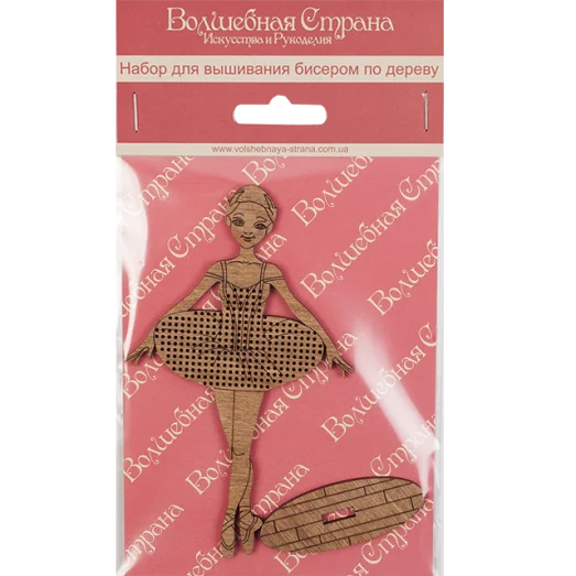FLK-020 Набор для вышивания бисером по дереву Волшебная страна