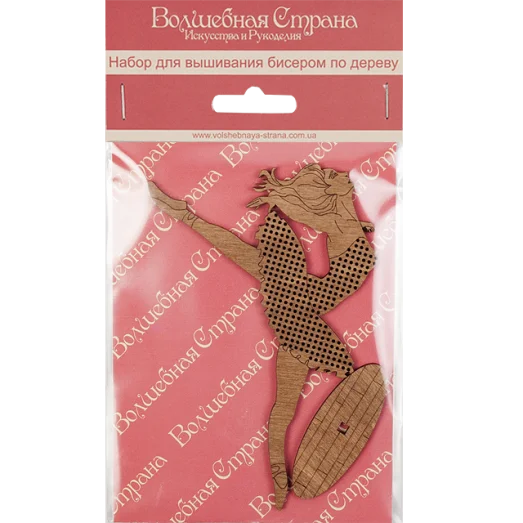 FLK-021 Набор для вышивания бисером по дереву Волшебная страна
