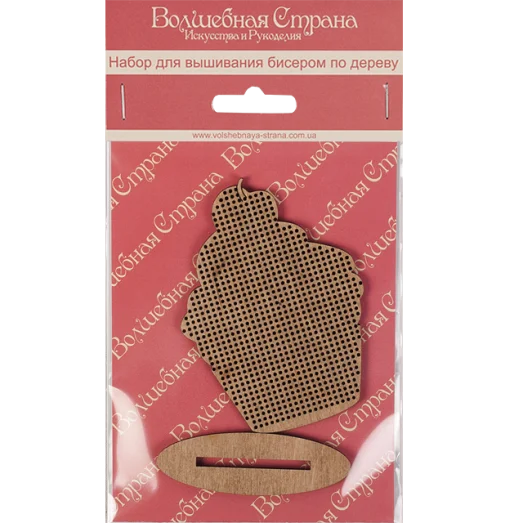 FLK-027 Набор для вышивания бисером по дереву Волшебная страна