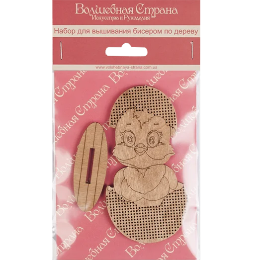 FLK-050 Набор для вышивания бисером по дереву Волшебная страна