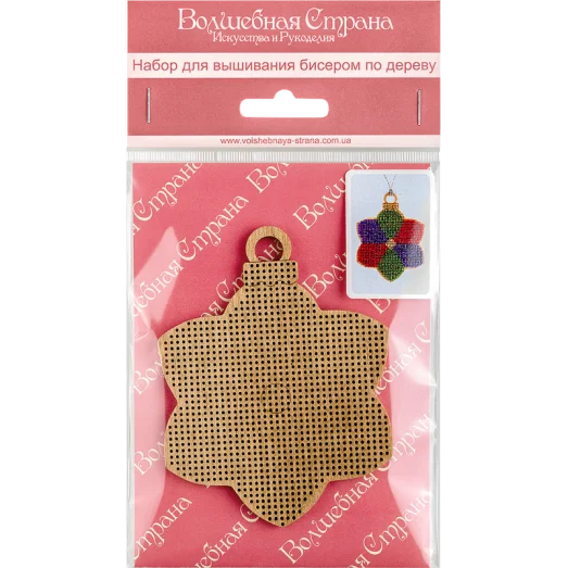FLK-067 Набор для вышивания бисером по дереву Волшебная страна