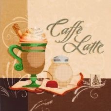 FLS-011 Caffe Latte. Схема для вышивки бисером. Волшебная Страна