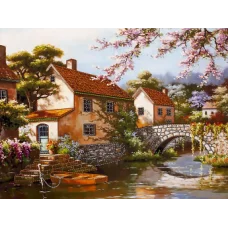 FLS-031 Весеннее утро. Схема для вышивки бисером. Волшебная Страна