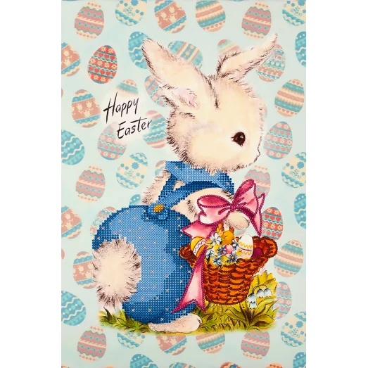 FLS-042 Пасхальная корзина. Схема для вышивки бисером. Волшебная Страна