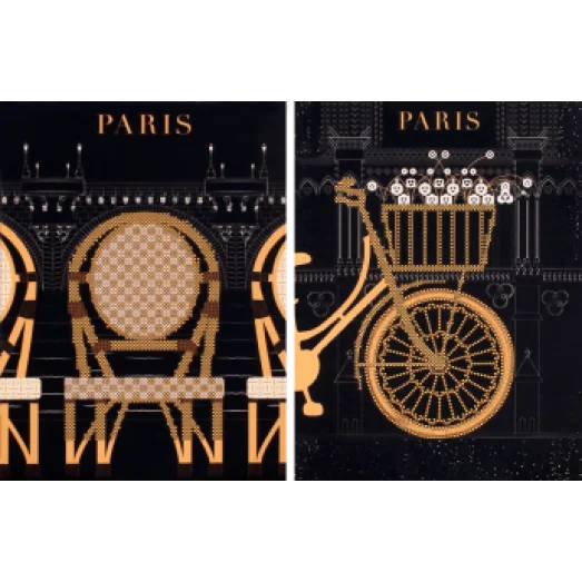 FLS-045D Париж-2. Схема для вышивки бисером. Волшебная Страна